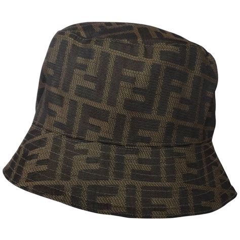 fendi mesh bucket hat|Fendi monogram bucket hat.